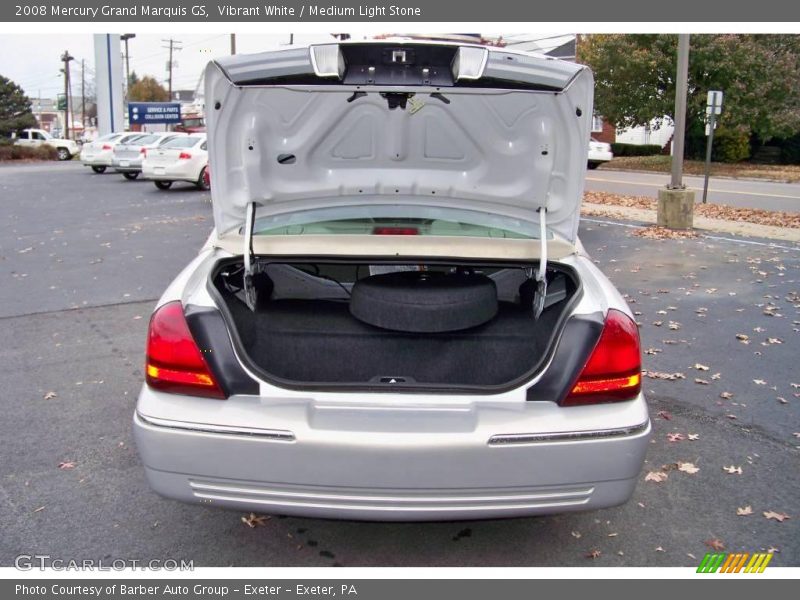 Vibrant White / Medium Light Stone 2008 Mercury Grand Marquis GS