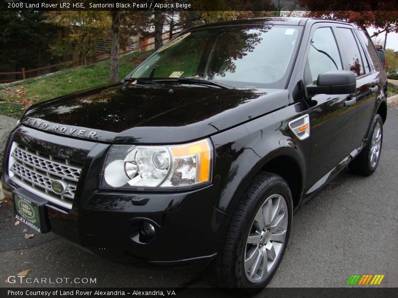 Santorini Black Pearl / Alpaca Beige 2008 Land Rover LR2 HSE