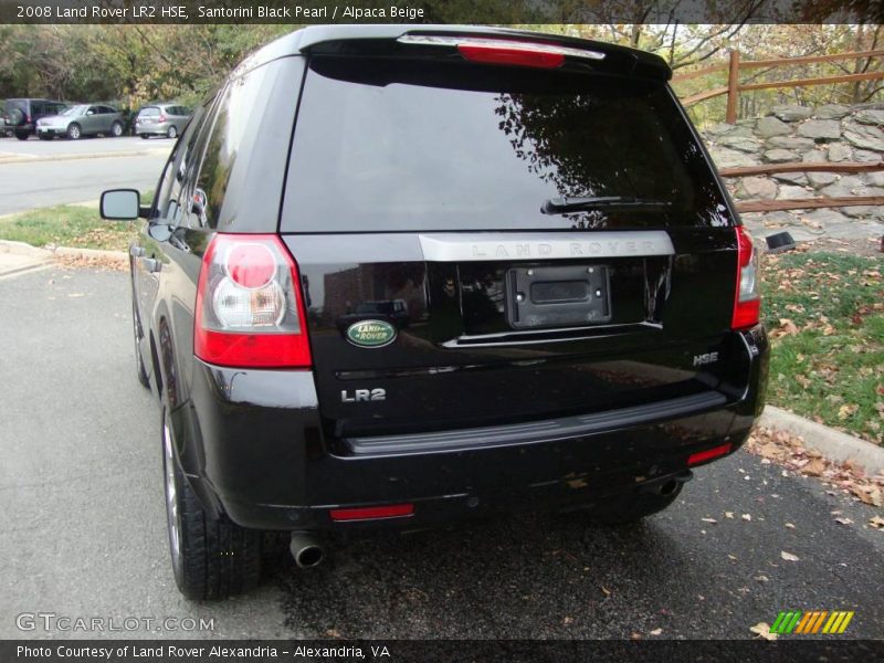 Santorini Black Pearl / Alpaca Beige 2008 Land Rover LR2 HSE