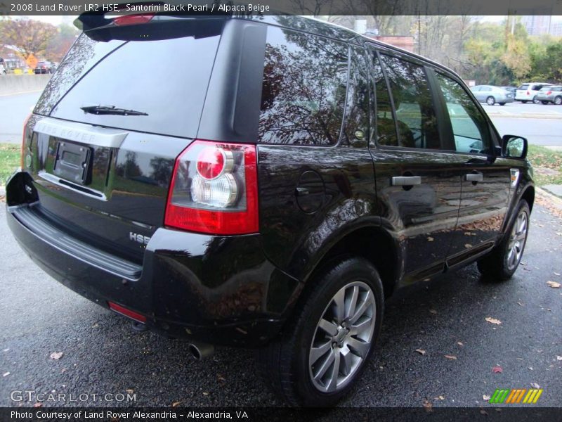 Santorini Black Pearl / Alpaca Beige 2008 Land Rover LR2 HSE