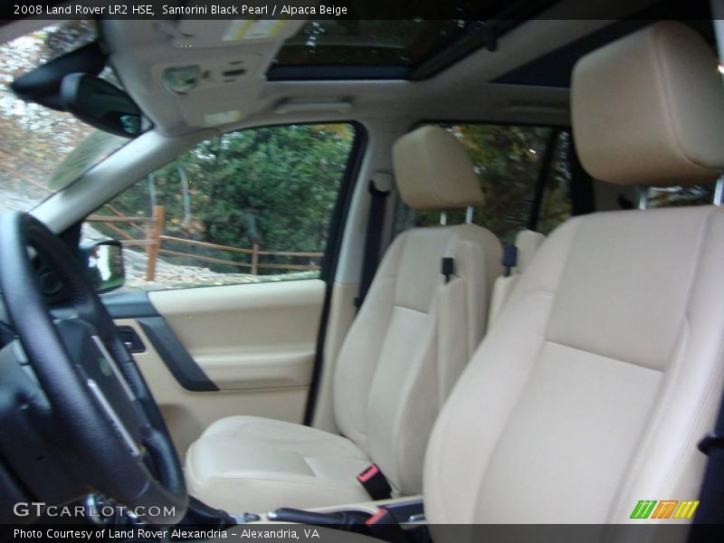 Santorini Black Pearl / Alpaca Beige 2008 Land Rover LR2 HSE