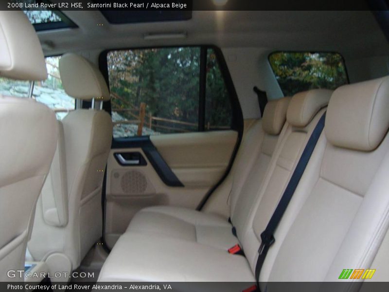 Santorini Black Pearl / Alpaca Beige 2008 Land Rover LR2 HSE