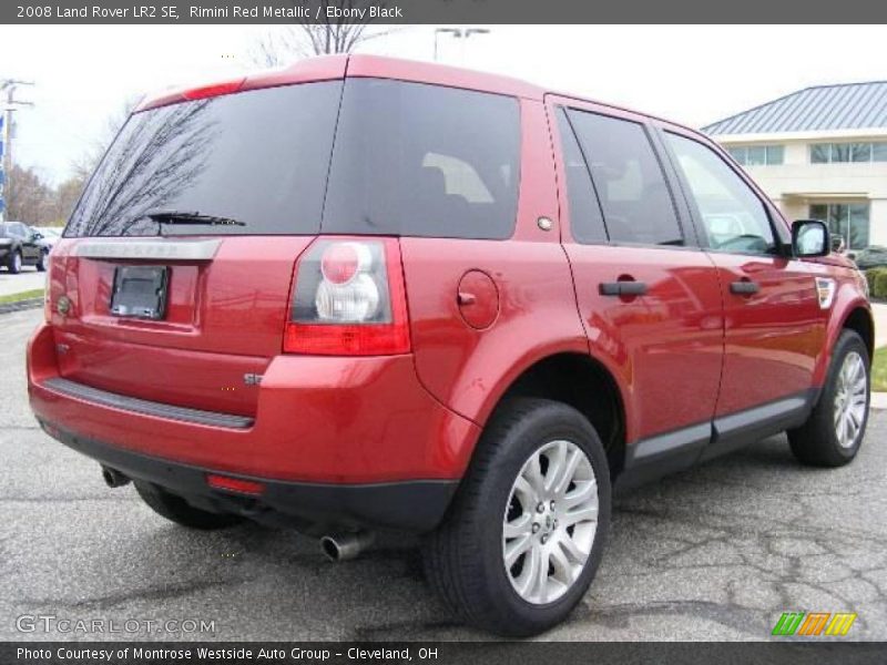 Rimini Red Metallic / Ebony Black 2008 Land Rover LR2 SE