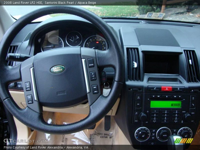 Santorini Black Pearl / Alpaca Beige 2008 Land Rover LR2 HSE