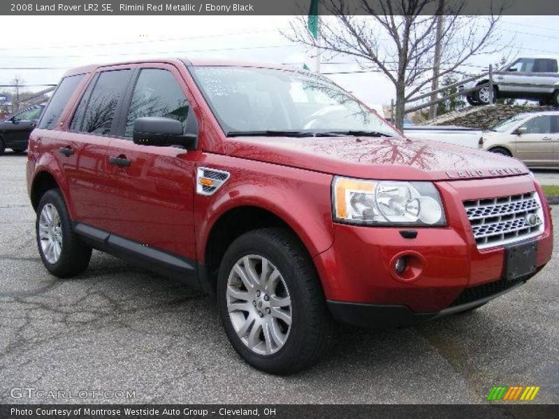 Rimini Red Metallic / Ebony Black 2008 Land Rover LR2 SE