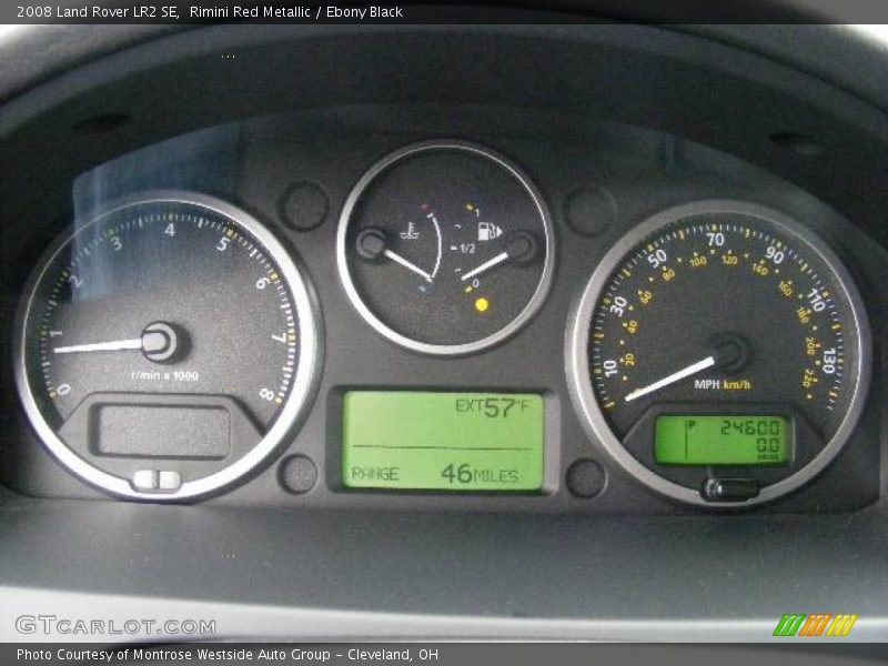 Rimini Red Metallic / Ebony Black 2008 Land Rover LR2 SE