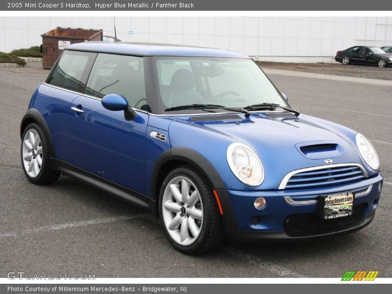 Hyper Blue Metallic / Panther Black 2005 Mini Cooper S Hardtop