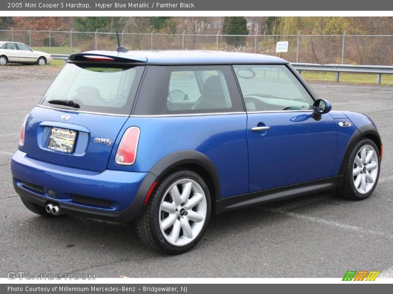 Hyper Blue Metallic / Panther Black 2005 Mini Cooper S Hardtop