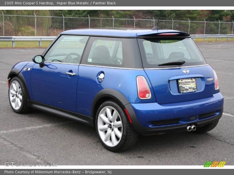 Hyper Blue Metallic / Panther Black 2005 Mini Cooper S Hardtop