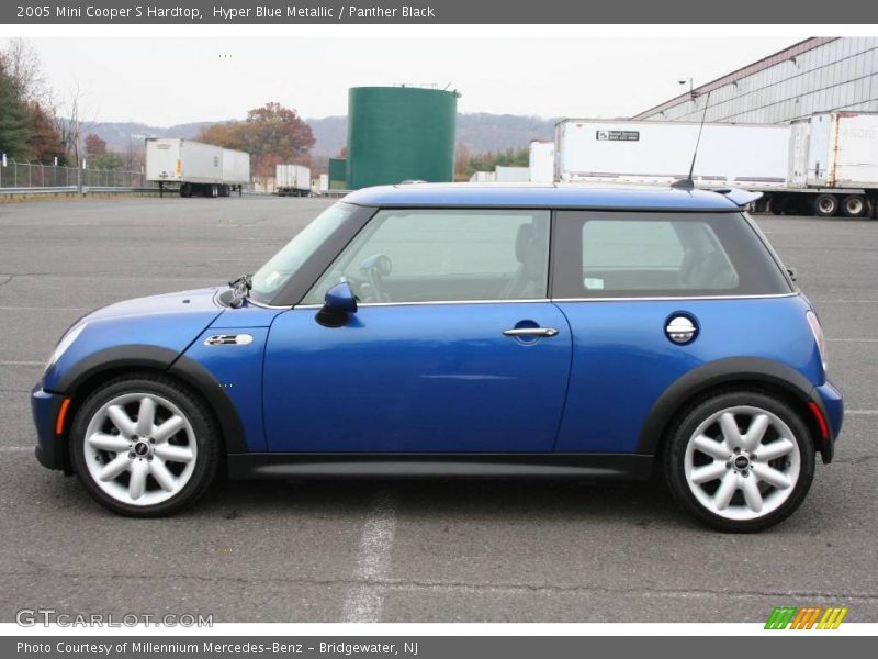 Hyper Blue Metallic / Panther Black 2005 Mini Cooper S Hardtop