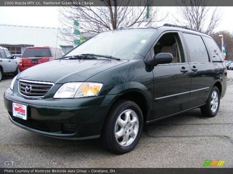 Rainforest Green Mica / Beige 2000 Mazda MPV LX