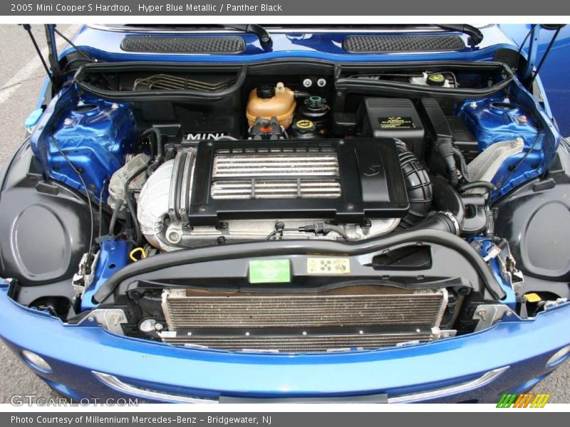 Hyper Blue Metallic / Panther Black 2005 Mini Cooper S Hardtop