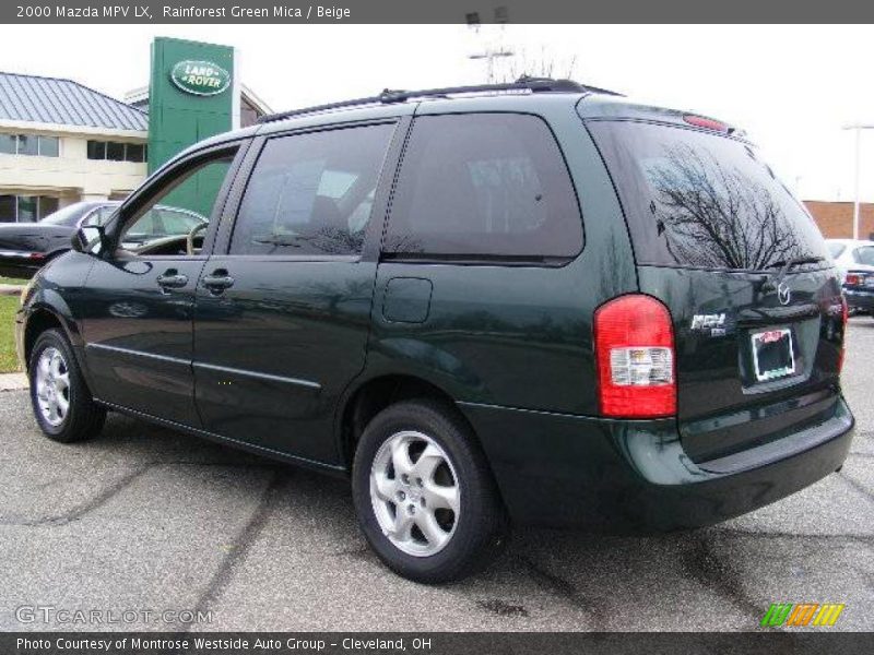 Rainforest Green Mica / Beige 2000 Mazda MPV LX