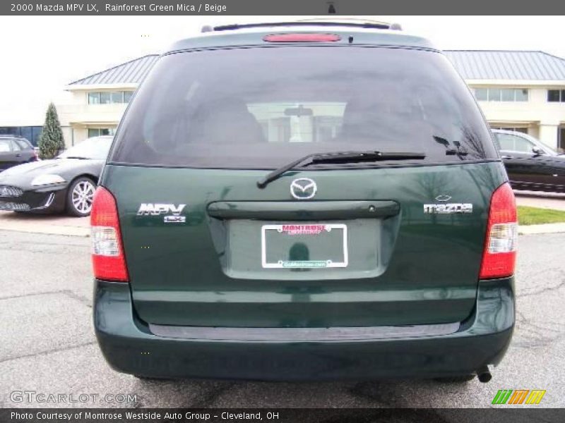 Rainforest Green Mica / Beige 2000 Mazda MPV LX