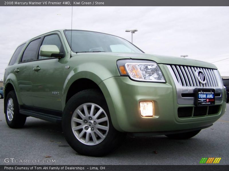 Kiwi Green / Stone 2008 Mercury Mariner V6 Premier 4WD