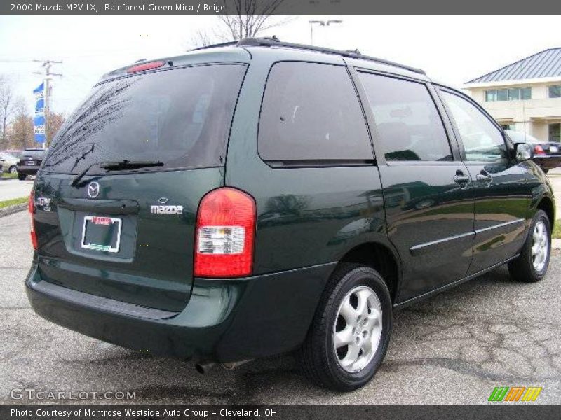 Rainforest Green Mica / Beige 2000 Mazda MPV LX