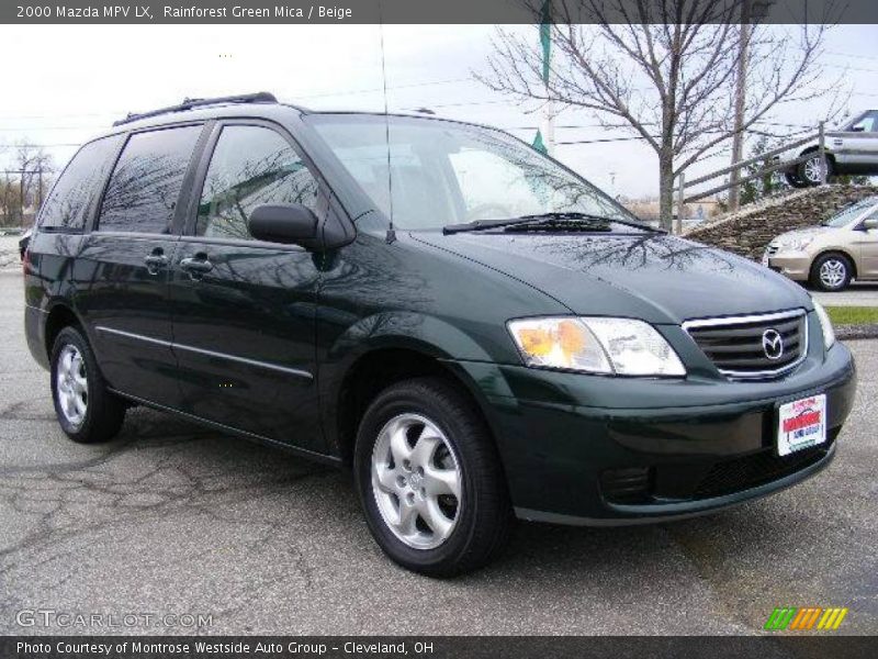 Rainforest Green Mica / Beige 2000 Mazda MPV LX