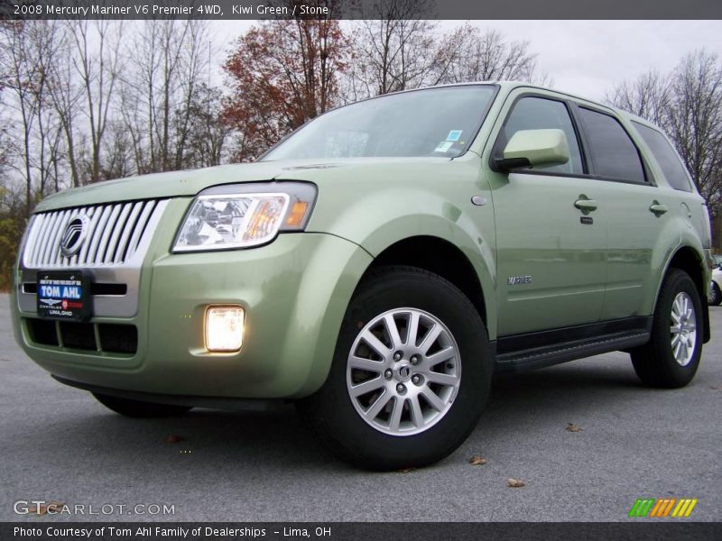 Kiwi Green / Stone 2008 Mercury Mariner V6 Premier 4WD