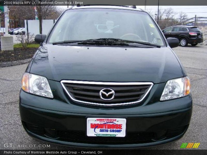 Rainforest Green Mica / Beige 2000 Mazda MPV LX
