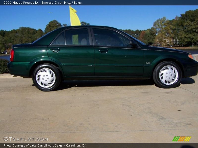 Emerald Green Mica / Beige 2001 Mazda Protege LX