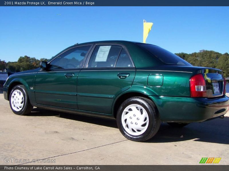 Emerald Green Mica / Beige 2001 Mazda Protege LX