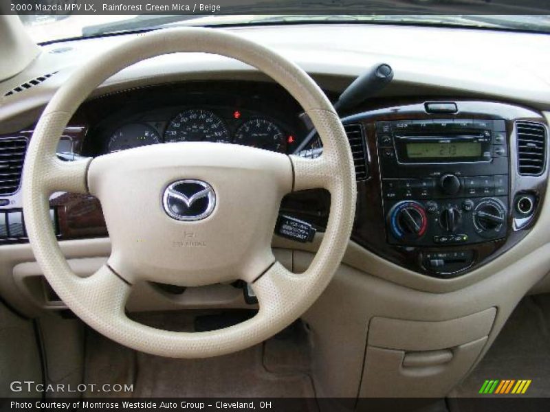 Rainforest Green Mica / Beige 2000 Mazda MPV LX