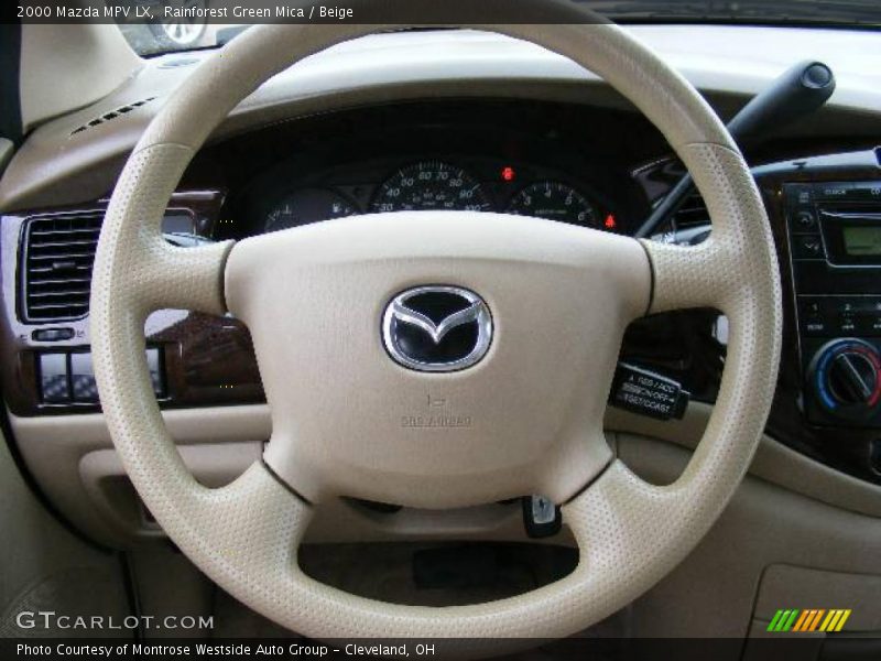 Rainforest Green Mica / Beige 2000 Mazda MPV LX