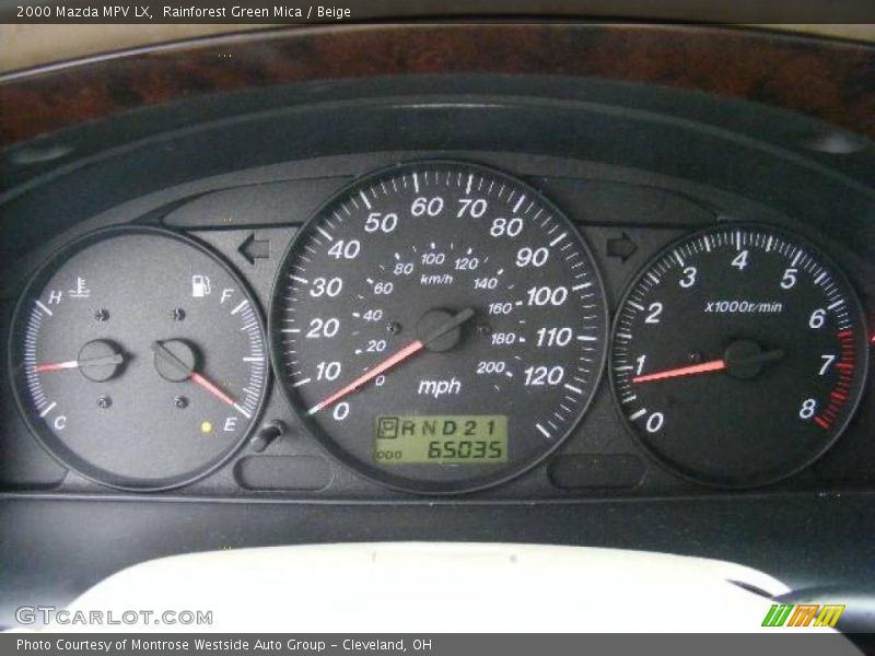 Rainforest Green Mica / Beige 2000 Mazda MPV LX