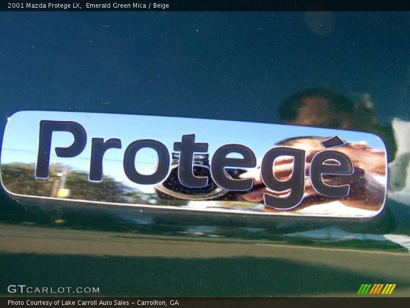 Emerald Green Mica / Beige 2001 Mazda Protege LX