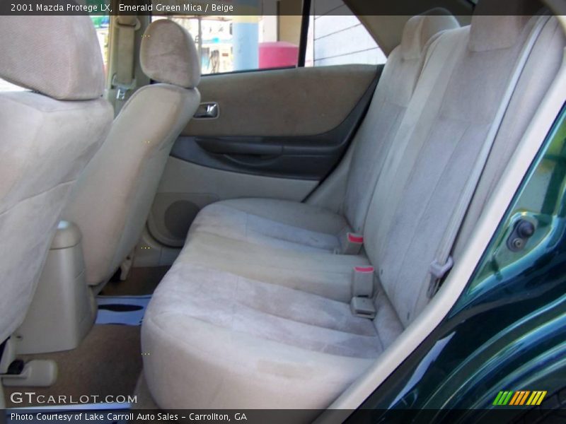 Emerald Green Mica / Beige 2001 Mazda Protege LX