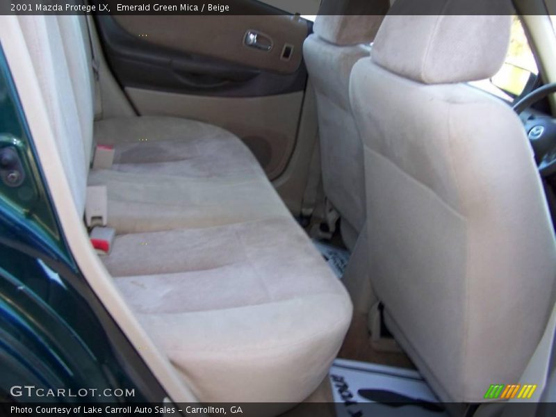 Emerald Green Mica / Beige 2001 Mazda Protege LX