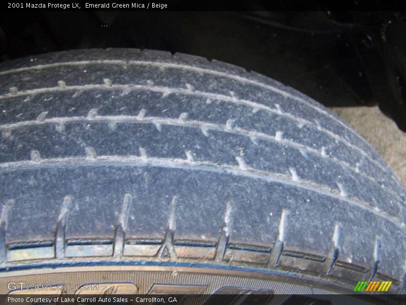 Emerald Green Mica / Beige 2001 Mazda Protege LX