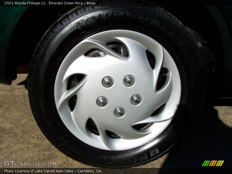 Emerald Green Mica / Beige 2001 Mazda Protege LX