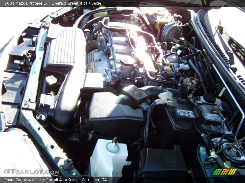 Emerald Green Mica / Beige 2001 Mazda Protege LX