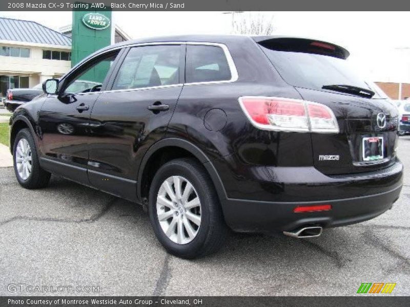 Black Cherry Mica / Sand 2008 Mazda CX-9 Touring AWD