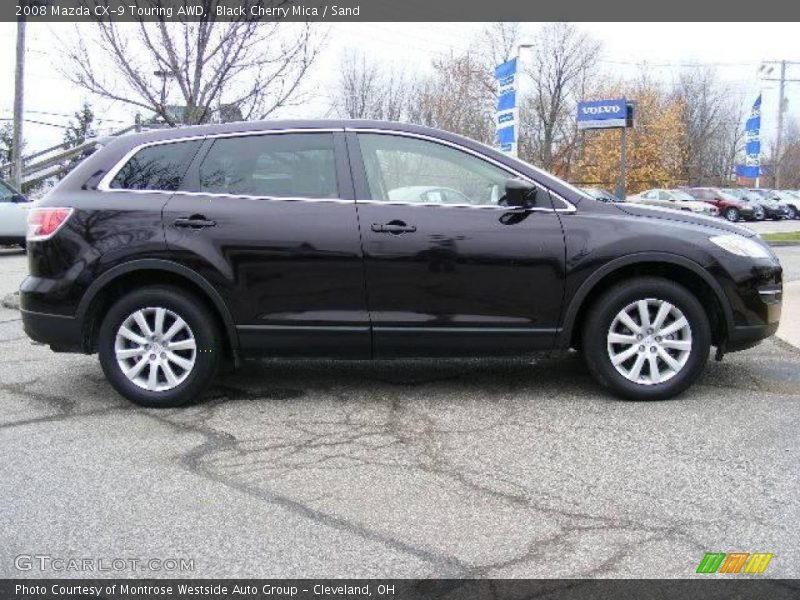 Black Cherry Mica / Sand 2008 Mazda CX-9 Touring AWD