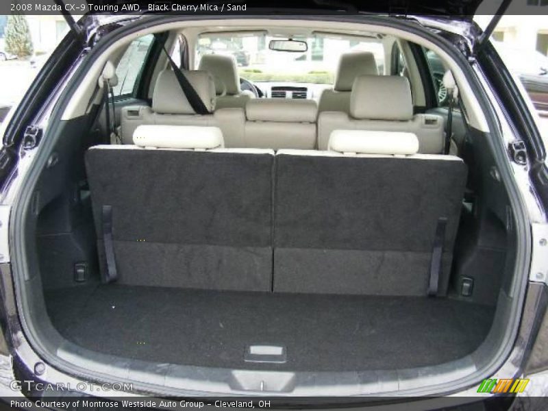 Black Cherry Mica / Sand 2008 Mazda CX-9 Touring AWD