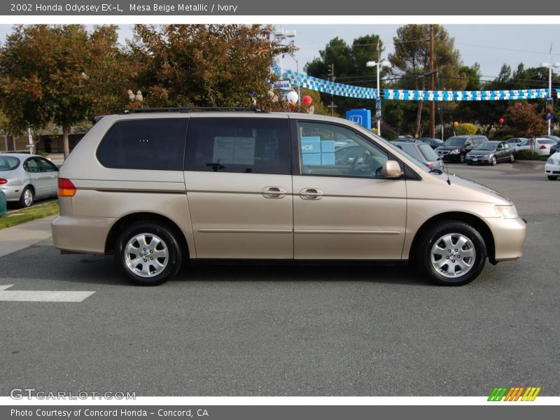 Mesa Beige Metallic / Ivory 2002 Honda Odyssey EX-L