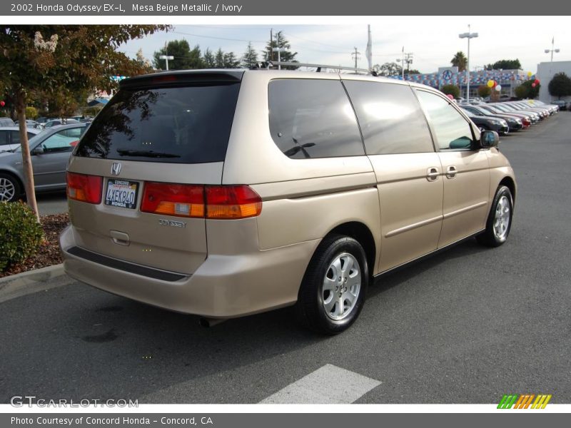 Mesa Beige Metallic / Ivory 2002 Honda Odyssey EX-L