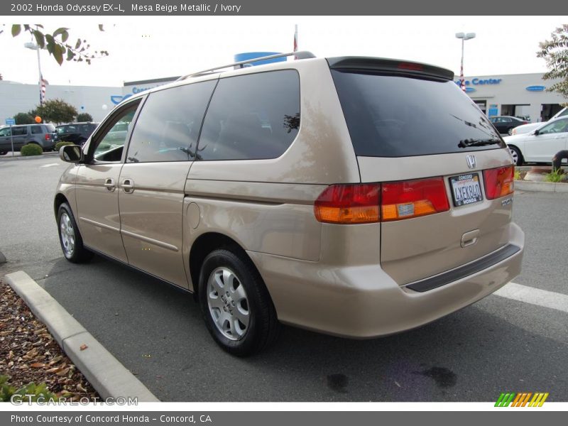 Mesa Beige Metallic / Ivory 2002 Honda Odyssey EX-L