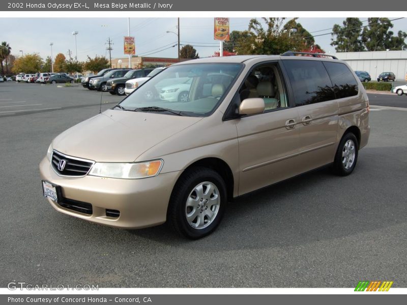 Mesa Beige Metallic / Ivory 2002 Honda Odyssey EX-L