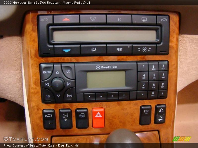 Magma Red / Shell 2001 Mercedes-Benz SL 500 Roadster