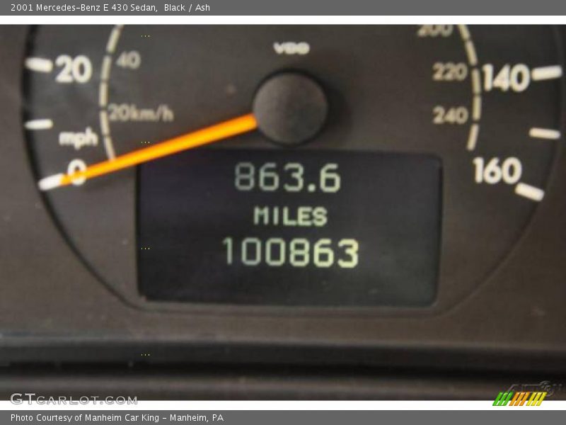 Black / Ash 2001 Mercedes-Benz E 430 Sedan