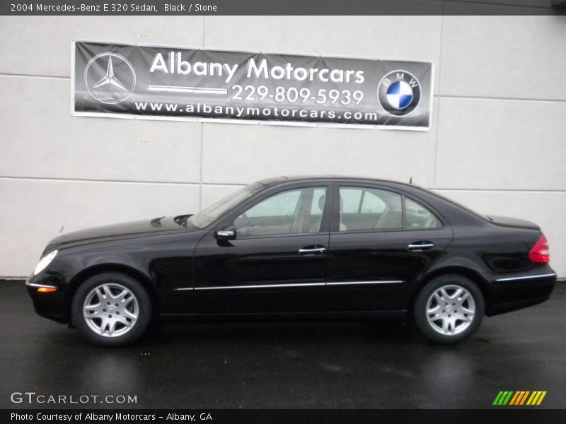 Black / Stone 2004 Mercedes-Benz E 320 Sedan