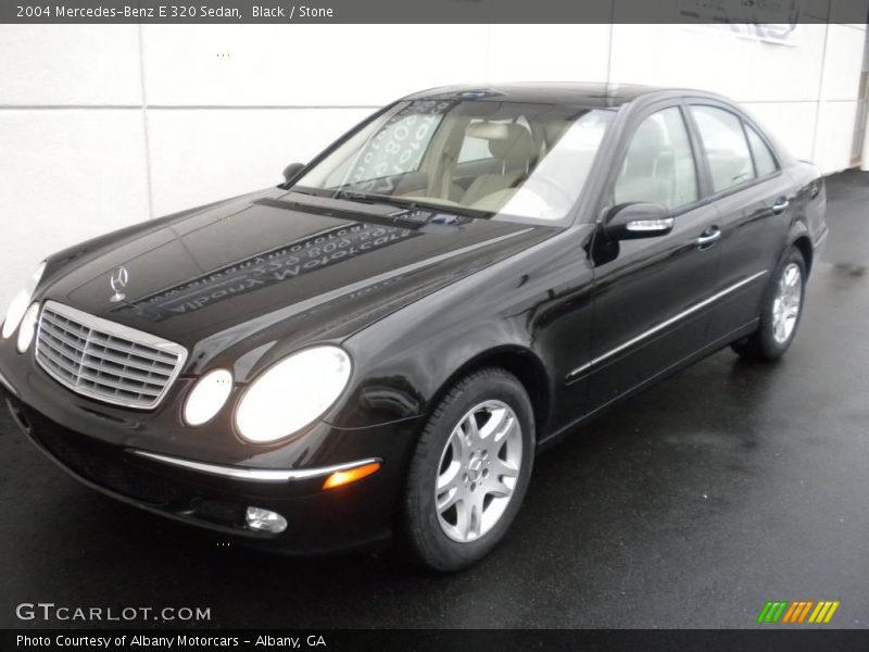 Black / Stone 2004 Mercedes-Benz E 320 Sedan