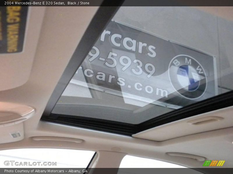 Black / Stone 2004 Mercedes-Benz E 320 Sedan