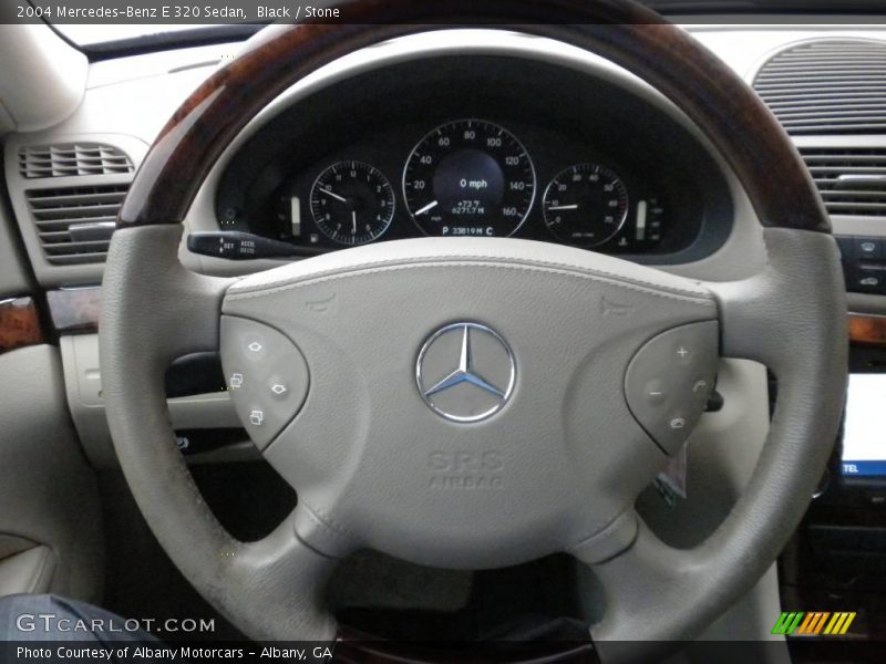 Black / Stone 2004 Mercedes-Benz E 320 Sedan