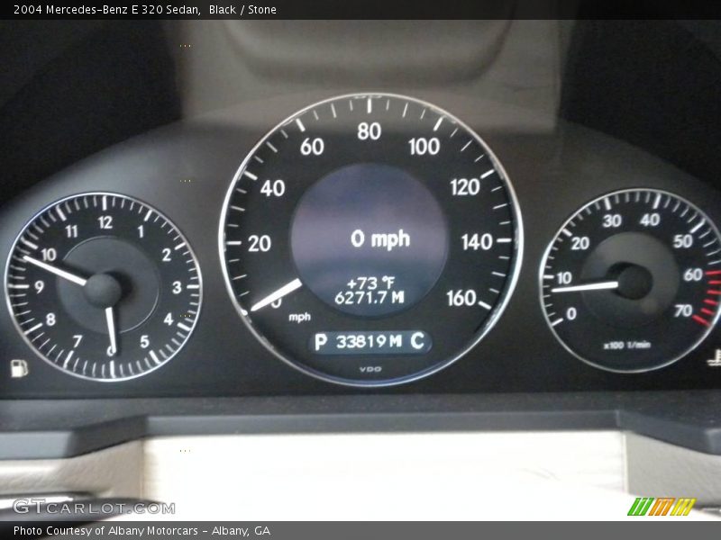 Black / Stone 2004 Mercedes-Benz E 320 Sedan