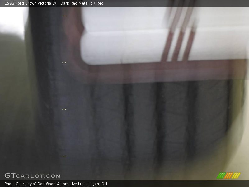 Dark Red Metallic / Red 1993 Ford Crown Victoria LX