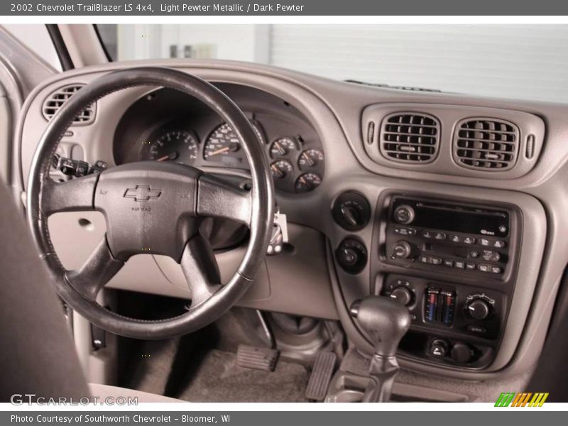 Light Pewter Metallic / Dark Pewter 2002 Chevrolet TrailBlazer LS 4x4